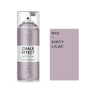 Χρώμα Κιμωλίας σε Spray Chalk Effect Dirty Lilac No 10, 400ml